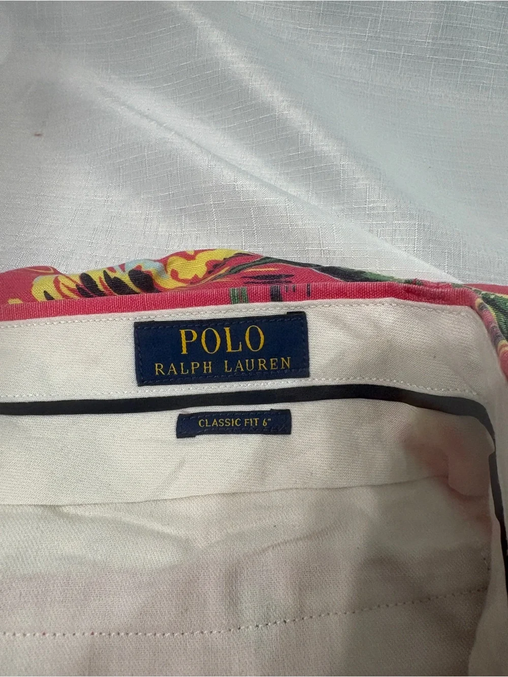 Polo by Ralph Lauren Pink Tropical Marlin Print Swim Shorts